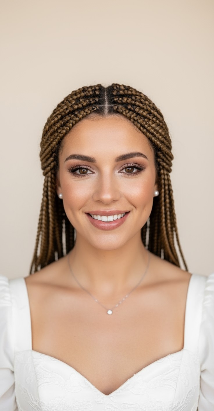 After Large Box Braids